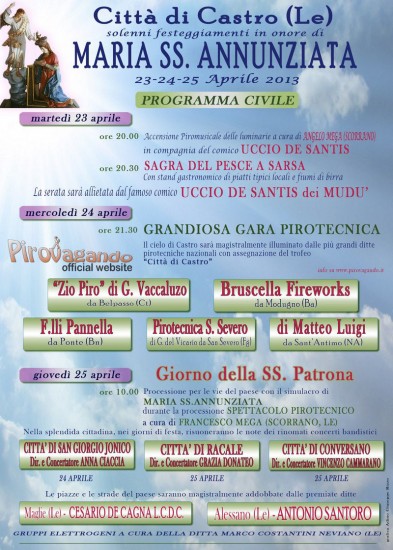 Locandina Programma 2013